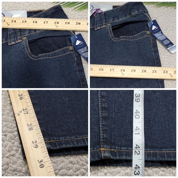 Lane Bryant Women's Curvy Straight Leg Blue‎ Denim Jeans Plus Size 20-NWT - Picture 7 of 11